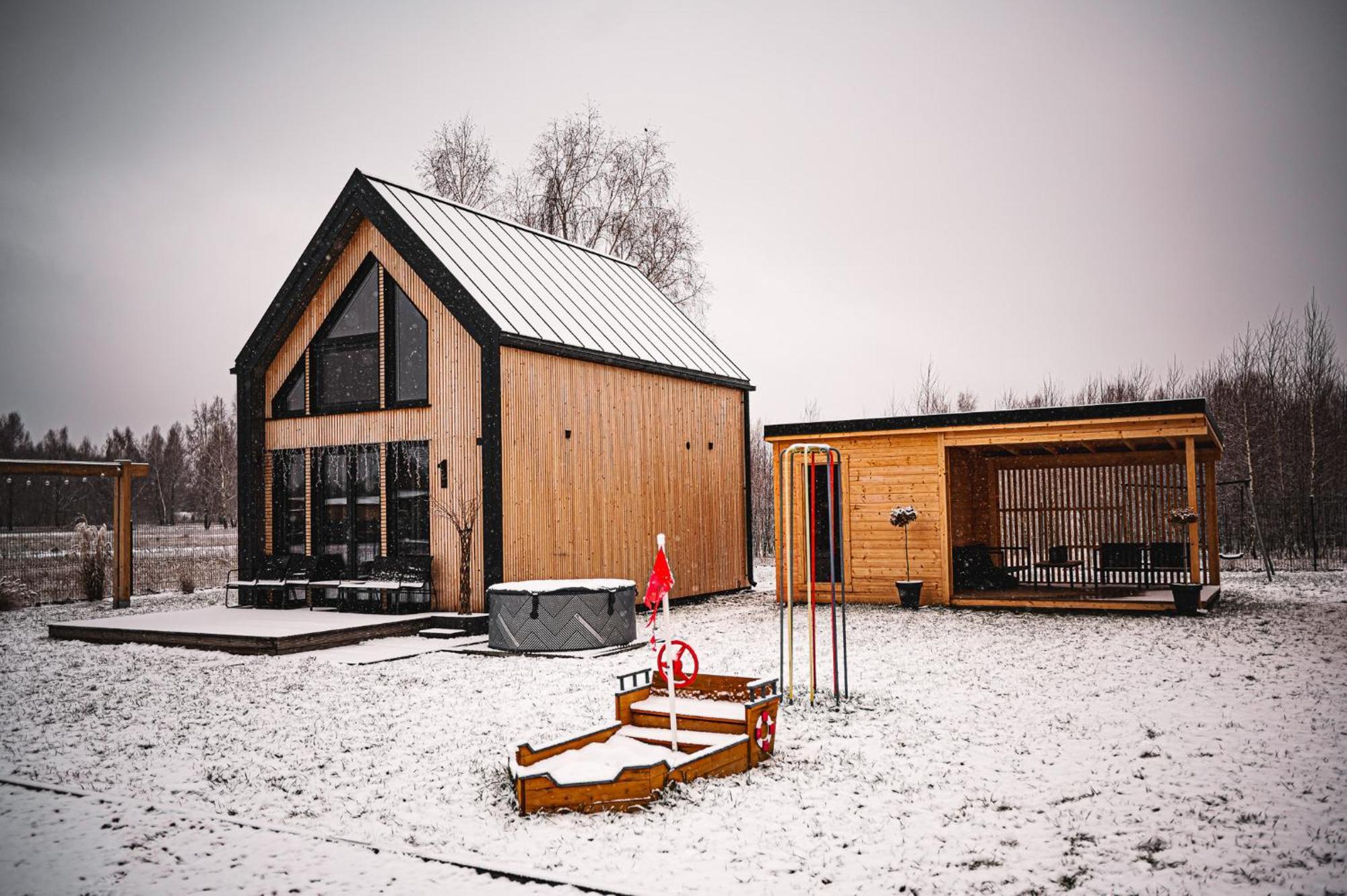 Mazurska Stodola Na Polwyspie Pilchowskim Pilchy Exterior foto